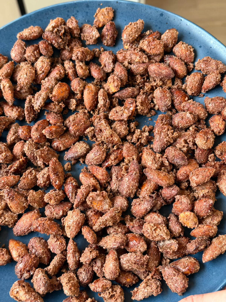 Gebrannte Mandeln im Airfryer machen