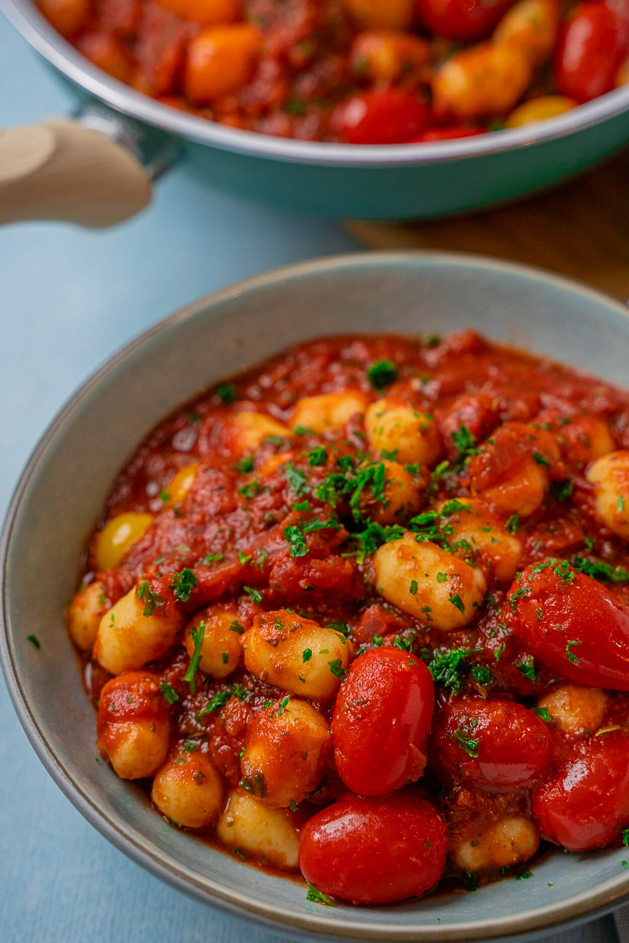 20 Minuten Gnocchi-Pfanne in Tomatensauce - Einfach Malene