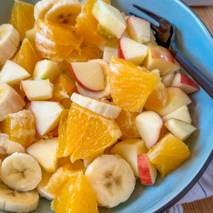 Einfacher Obstsalat mit nur 3 Zutaten - Einfach Malene