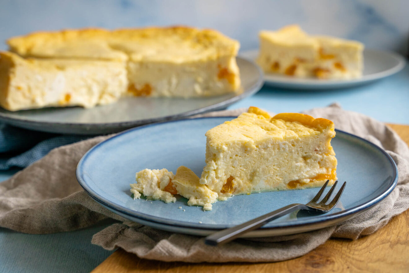 Käsekuchen mit Mandarinen - Omas Quarkkuchen ohne Boden - Einfach Malene Käsekuchen mit Mandarinen - Omas Quarkkuchen ohne Boden - Einfach Malene