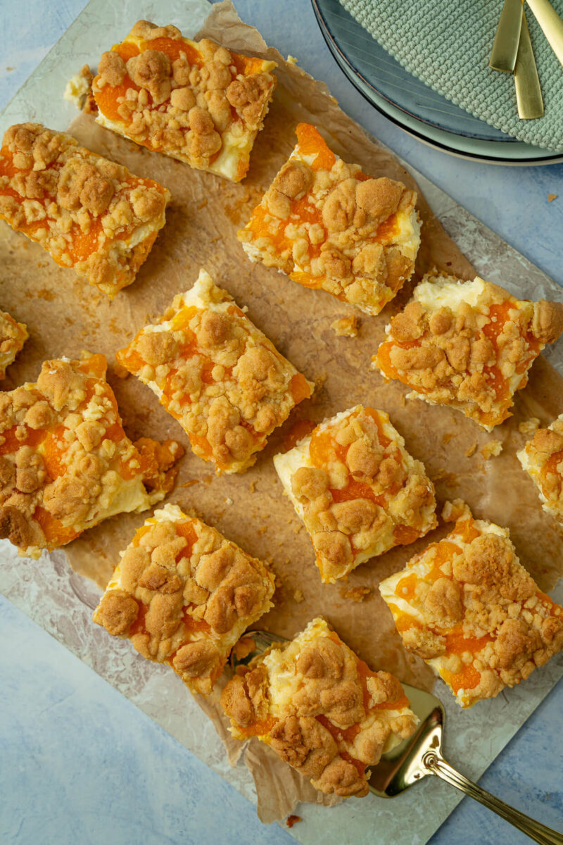Omas Quark Streuselkuchen mit Mandarinen - Käsekuchen Rezept