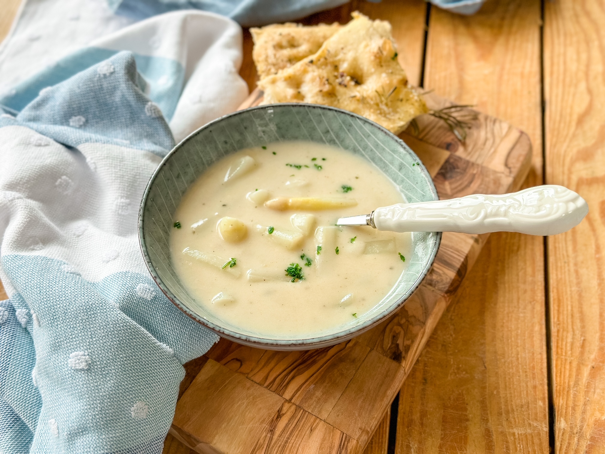 Spargelcreme Suppe