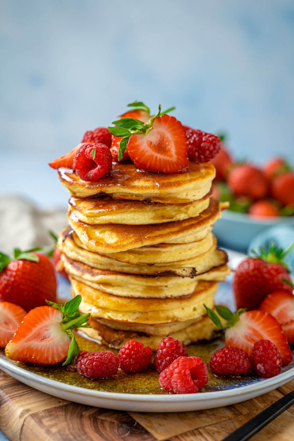 Wie du perfekte amerikanische Pancakes machst