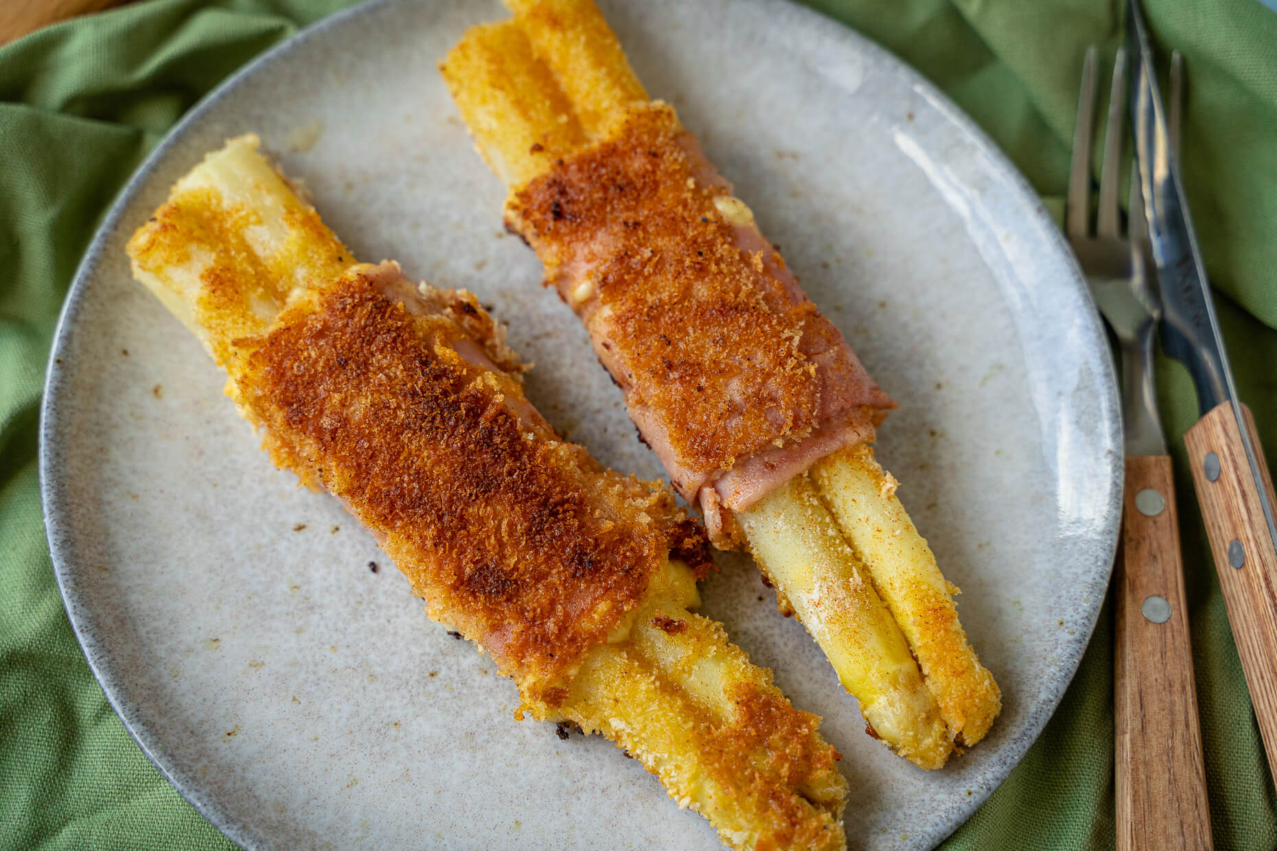 Spargel Cordon Bleu