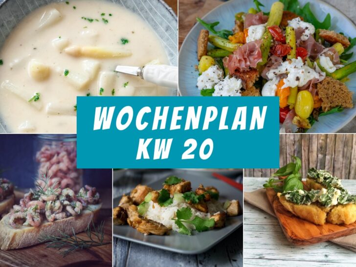 Neuer Wochenplan – leckere Ideen für deine Essensplanung (KW 20)