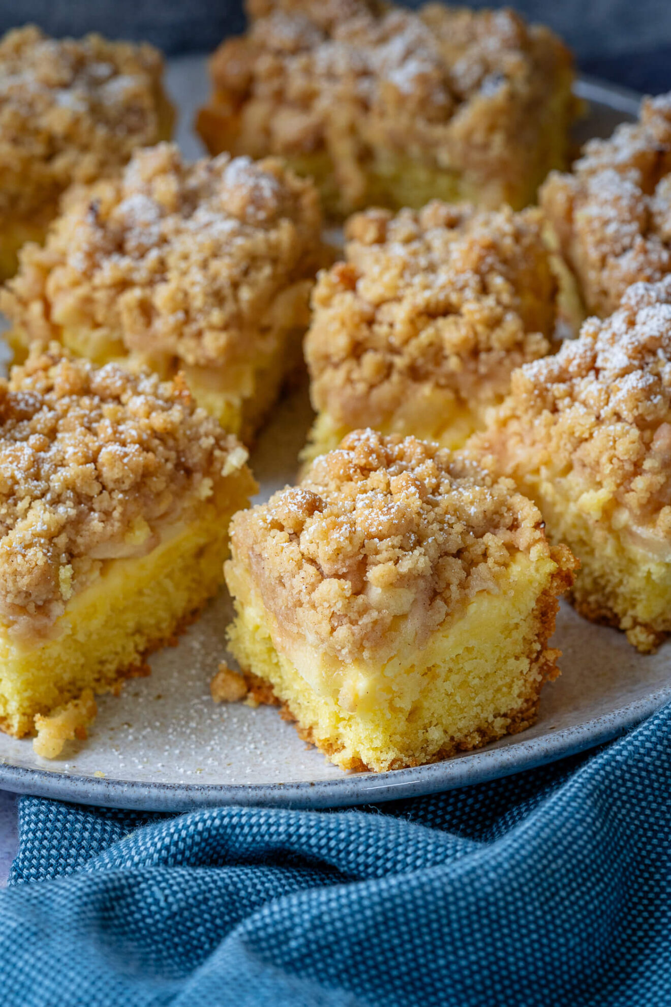 Omas Quark Streuselkuchen mit Mandarinen - Käsekuchen Rezept