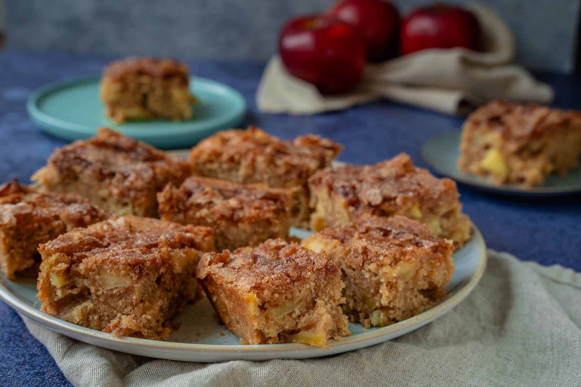 Super saftiger Apfel Zimt Kuchen vom Blech