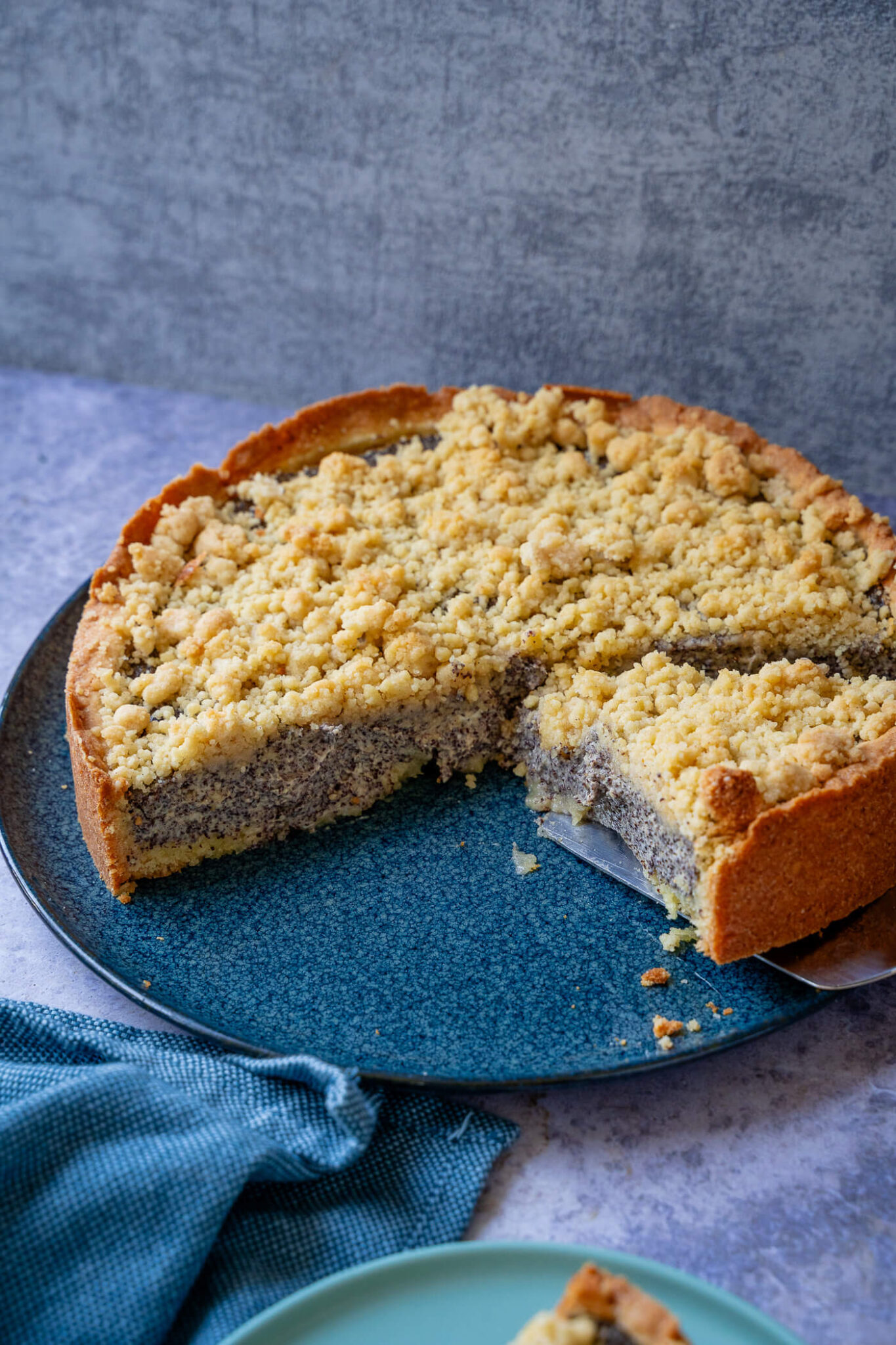 Mohn Streuselkuchen Mit Pudding Vom Blech