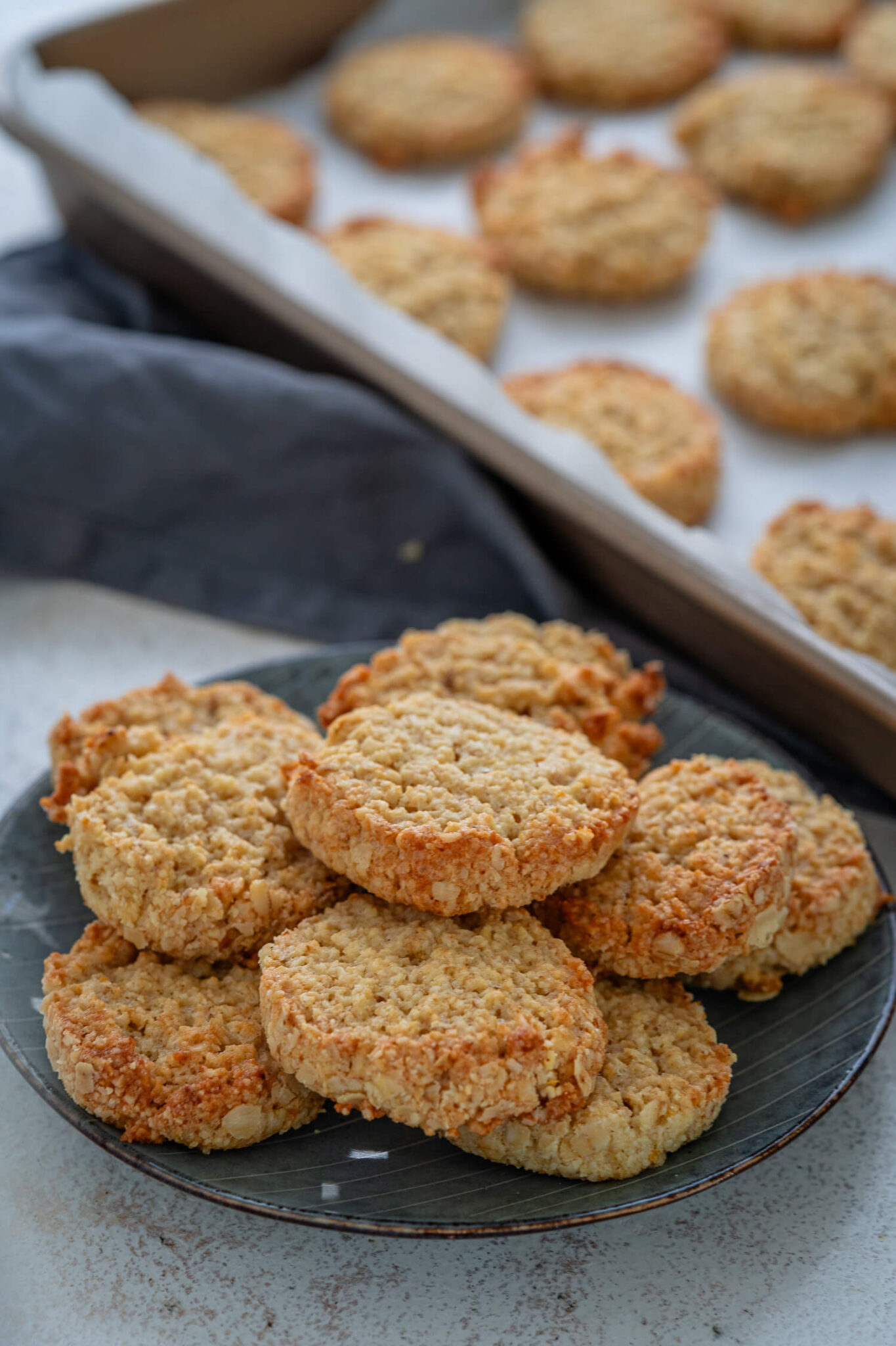 Haferflocken Plätzchen - Omas glutenfreie Haferflocken Kekse