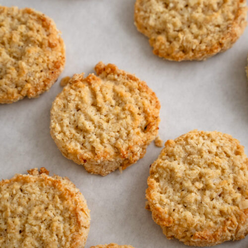 Haferflocken Plätzchen - Omas glutenfreie Haferflocken Kekse