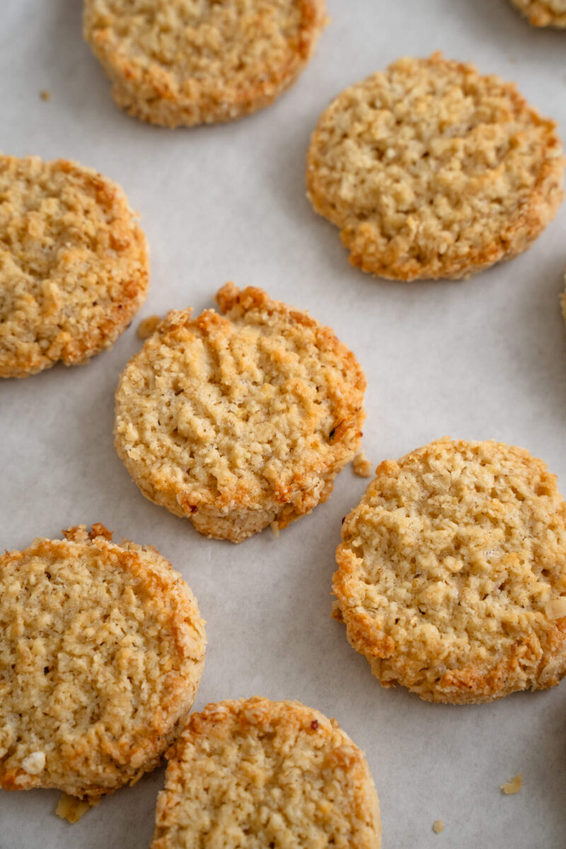 Haferflocken-Kokos-Kekse - Rezept um schnelle Kekse zu backen