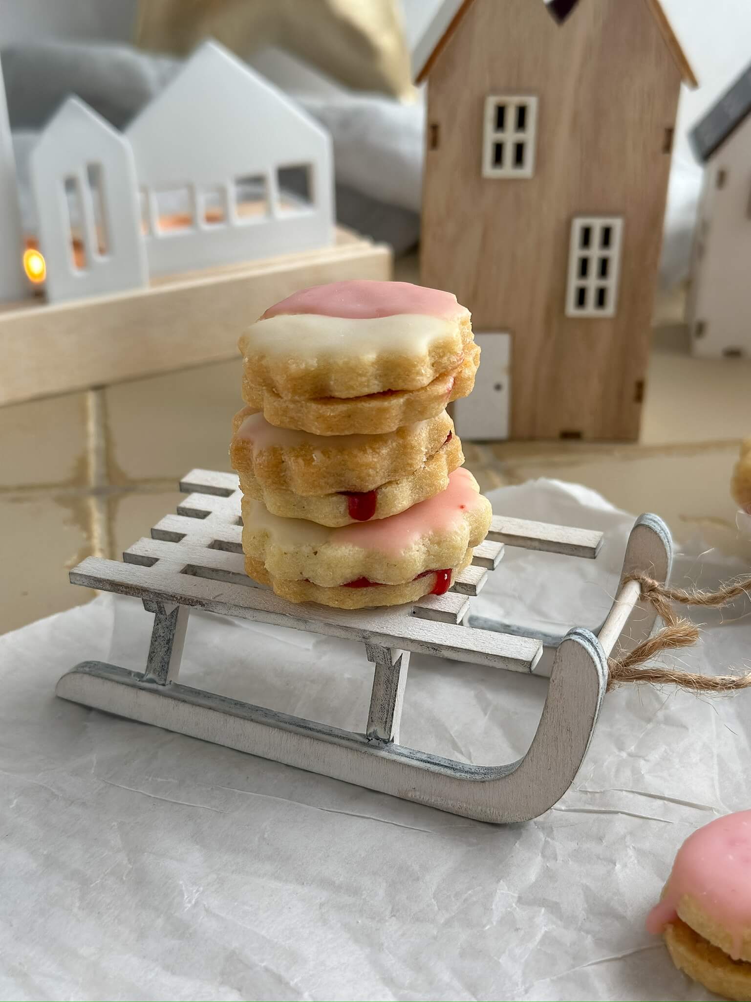 Hanseaten Plätzchen - Norddeutsche Marmeladen Plätzchen