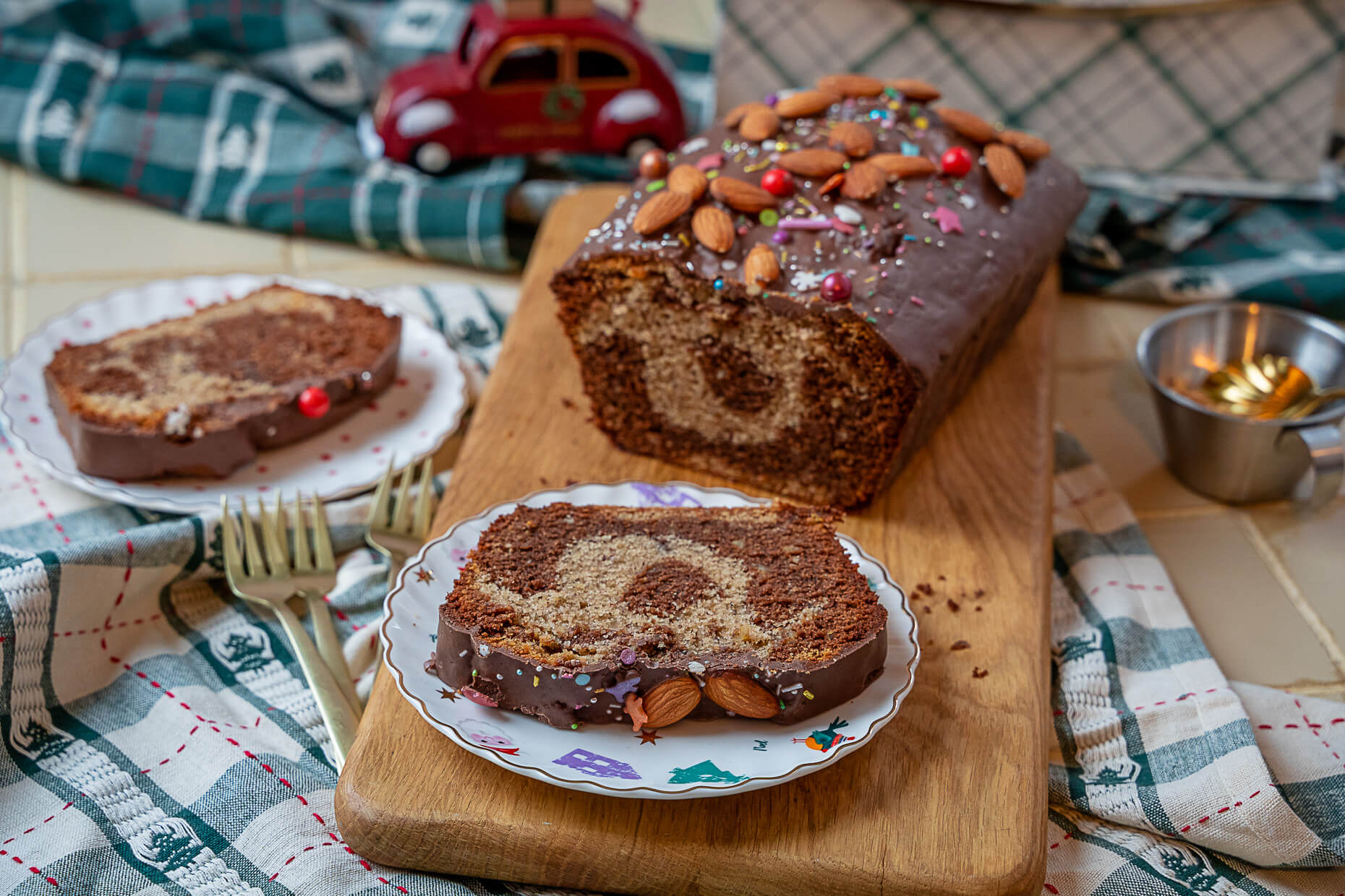 Lebkuchen Marmorkuchen