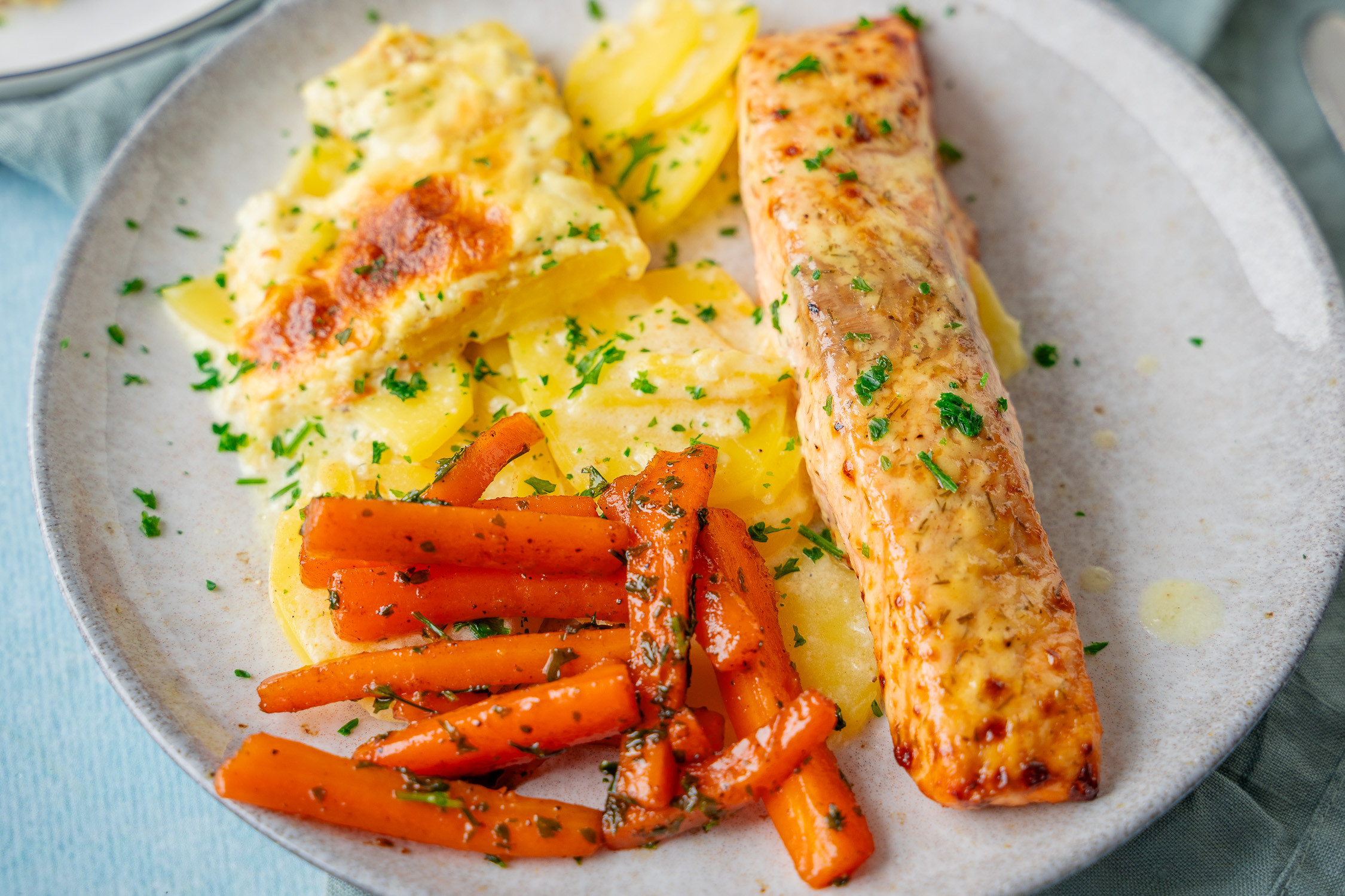 Glasierte Möhren - Rezept für eine einfache Gemüse Beilage