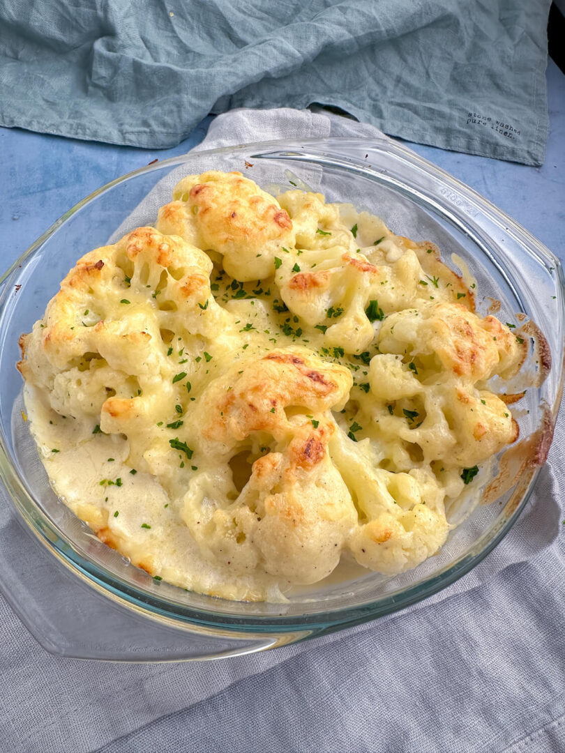 Einfaches Rezept für Blumenkohlgratin -cremig &amp; lecker