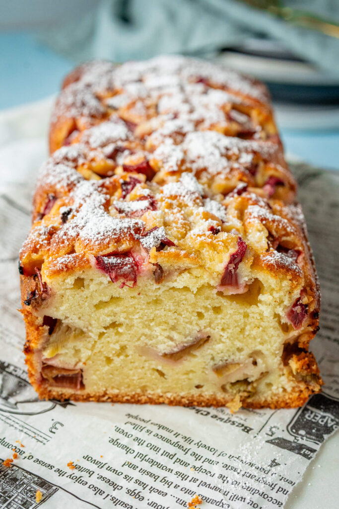 Rhabarberkuchen mit Joghurt