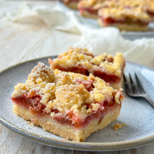 Rhabarber Streuselkuchen