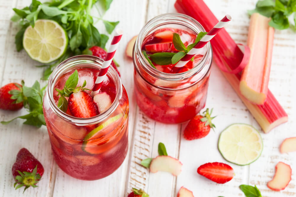 Rhabarbersaft selber machen