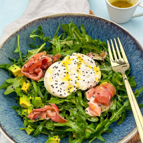 Rucolasalat mit Burrata