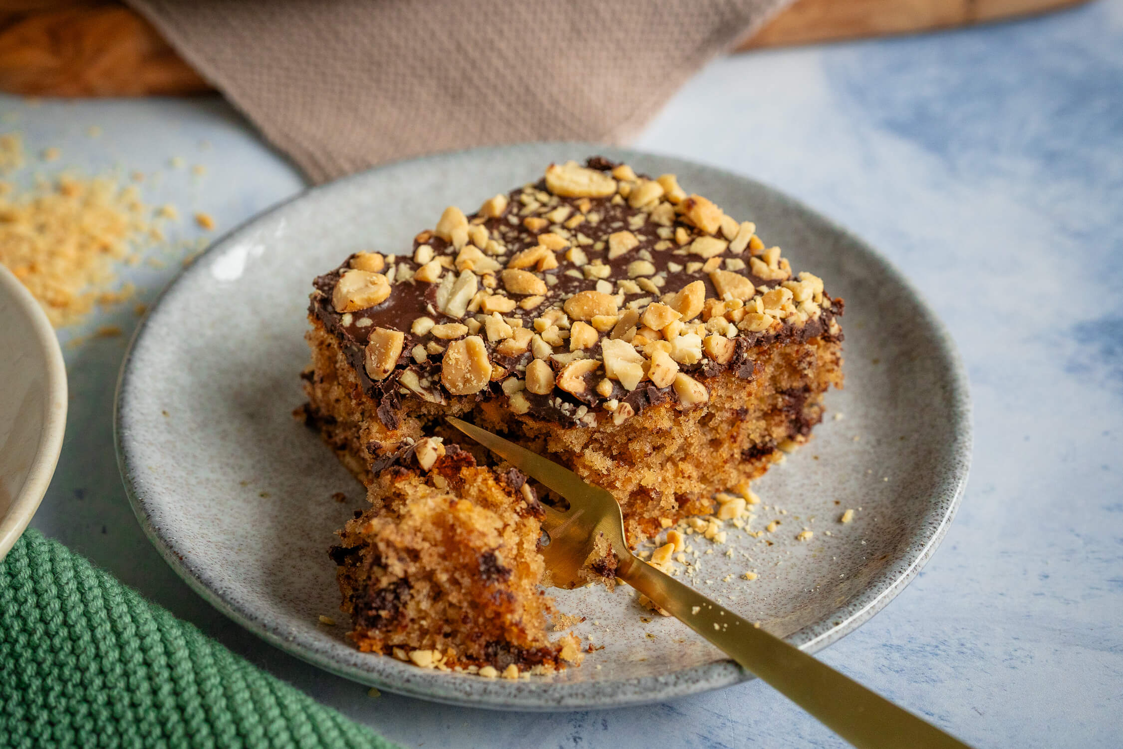 Leckeren Snickers-Rührkuchen backen