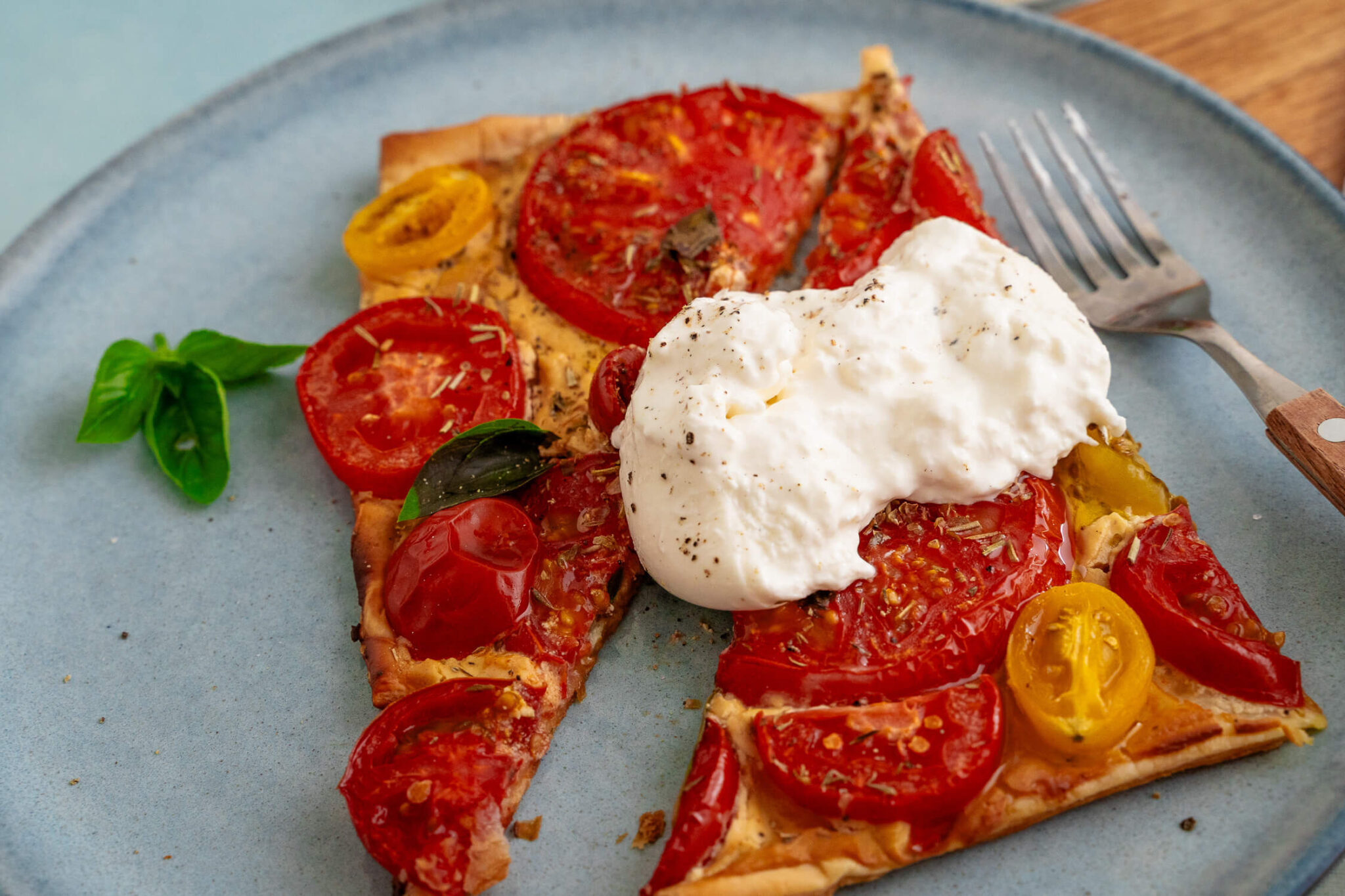 Bltterteig Tarte Mit Tomaten