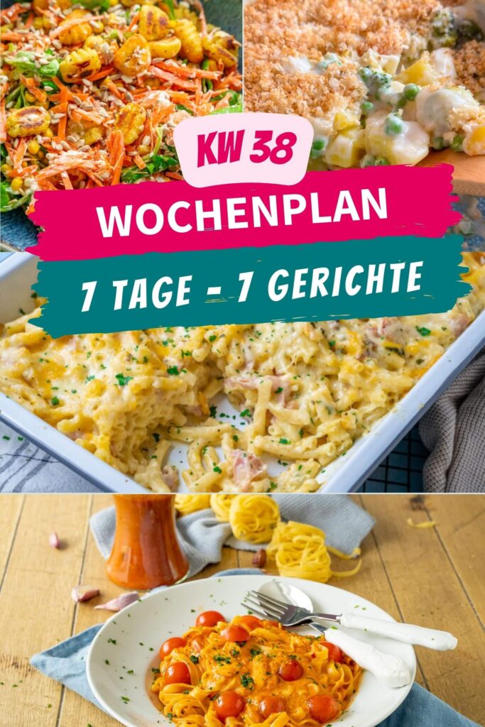 KW 38 Wochenplan-