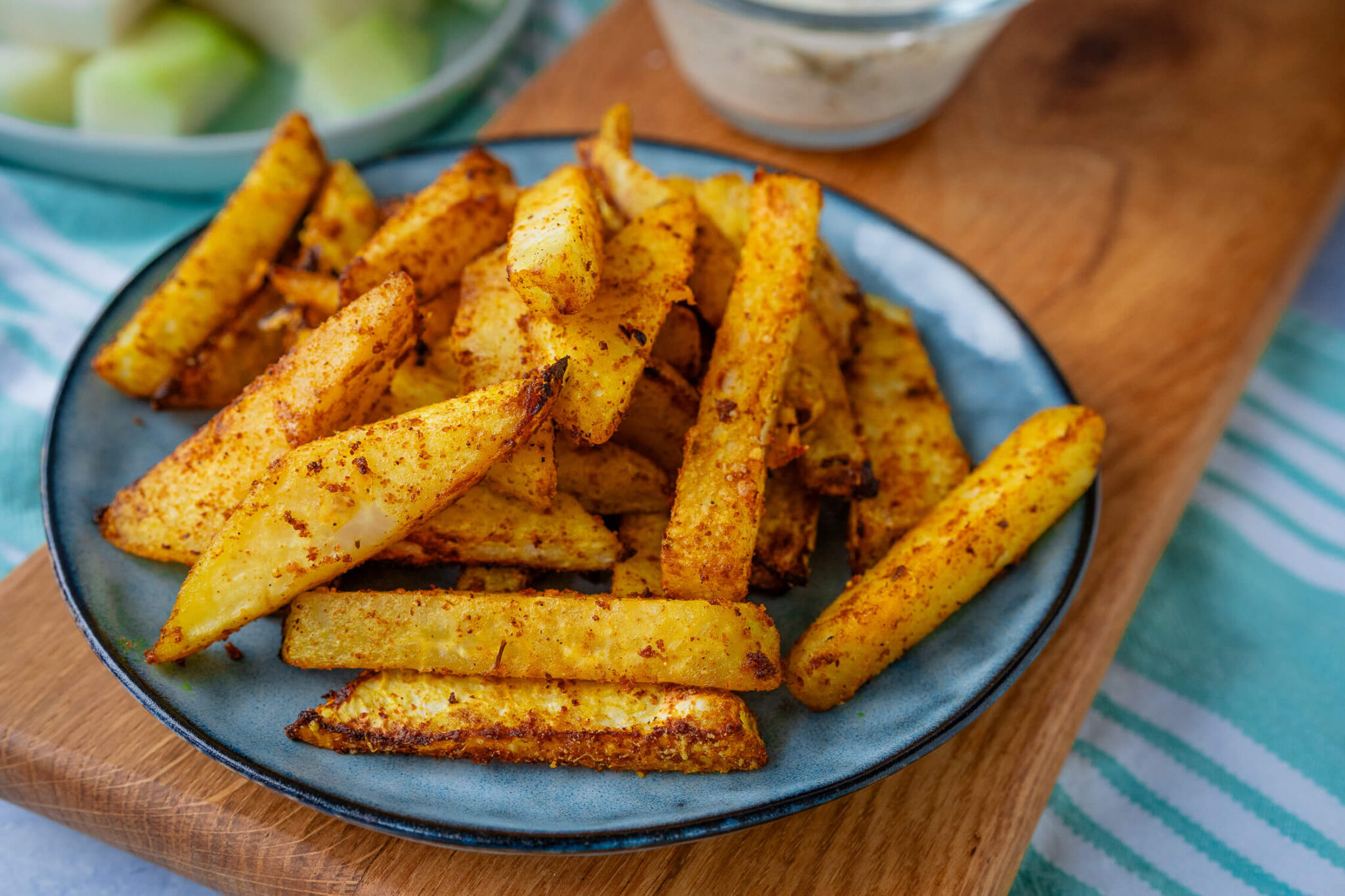 Kohlrabi Pommes Airfryer