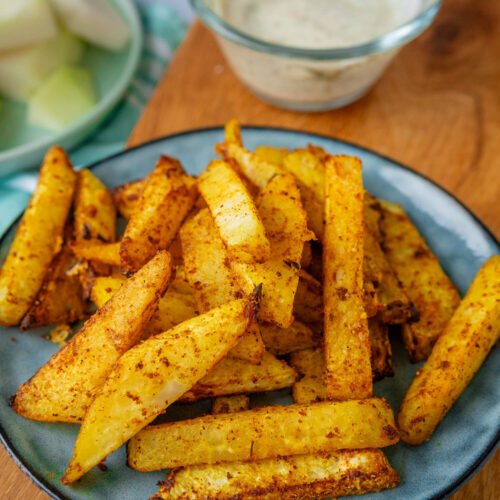 Kohlrabi-Pommes im Airfryer