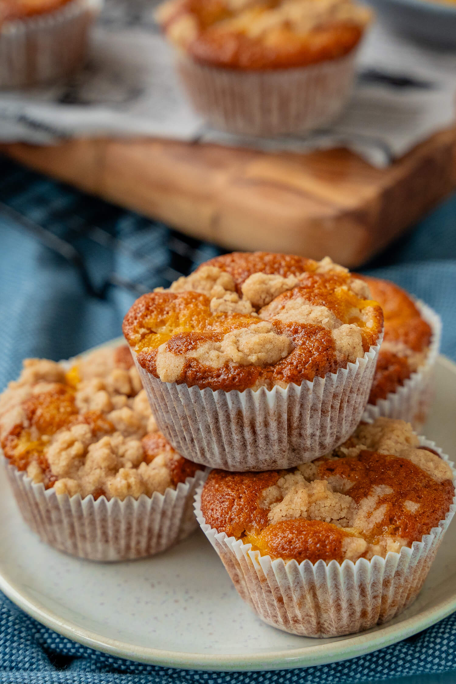 Pfirsich Streusel Muffins