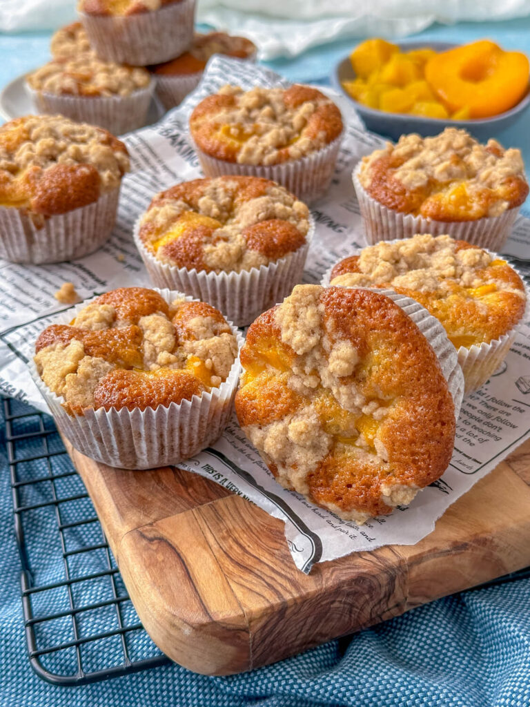 Pfirsich Streusel Muffins