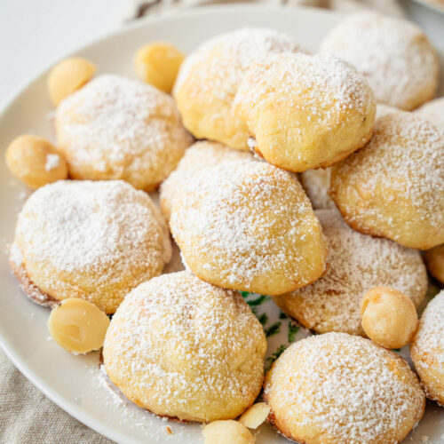 Macadamia Schneebälle