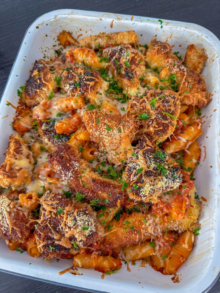 Parmesan Hähnchen Auflauf