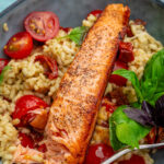 Risotto mit Lachs