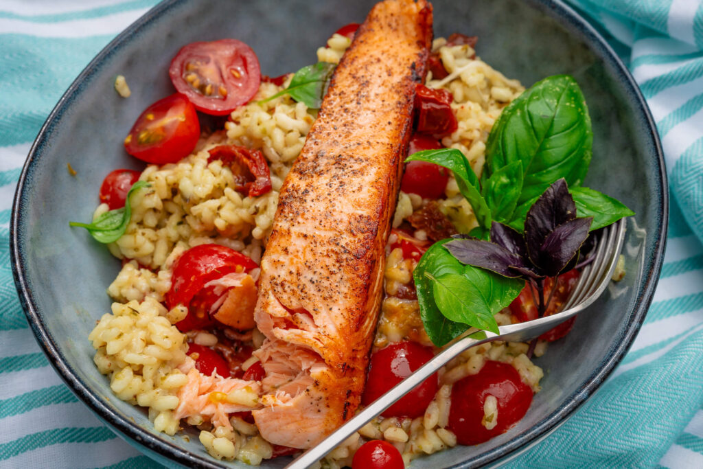 Das Risotto Einfaches Lachs-Risotto – Cremig, schnell und lecker