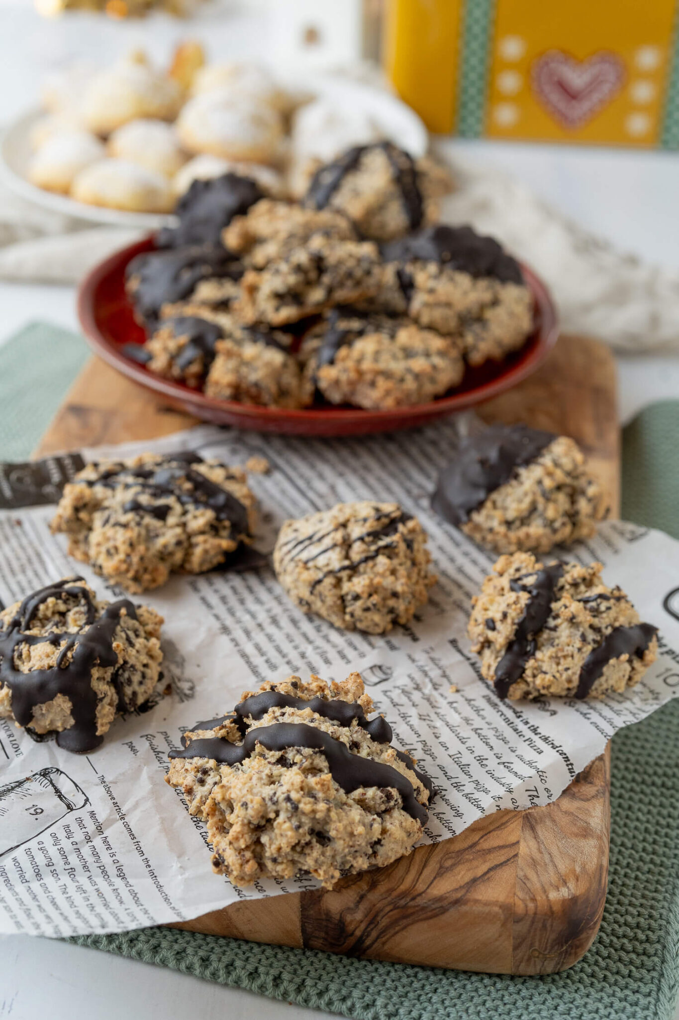 Schokostreusel Nuss Plätzchen - Schnelle glutenfreie Plätzchen ...