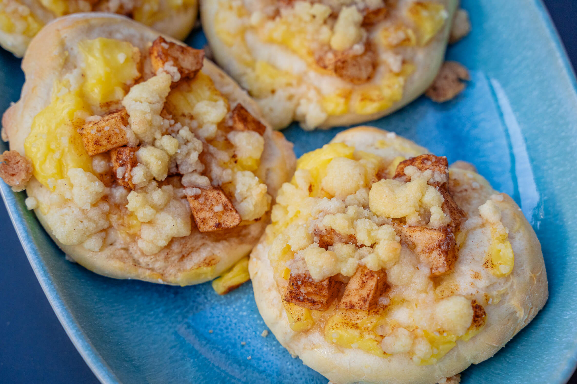 Bratapfel Streuselschnecken