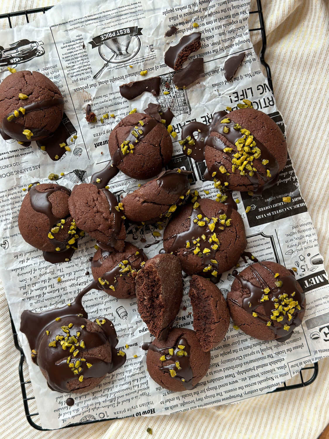 Gefüllte Nutellaplätzchen - einfache Schoko Plätzchen - Einfach Malene Gefüllte Nutellaplätzchen - einfache Schoko Plätzchen - Einfach Malene