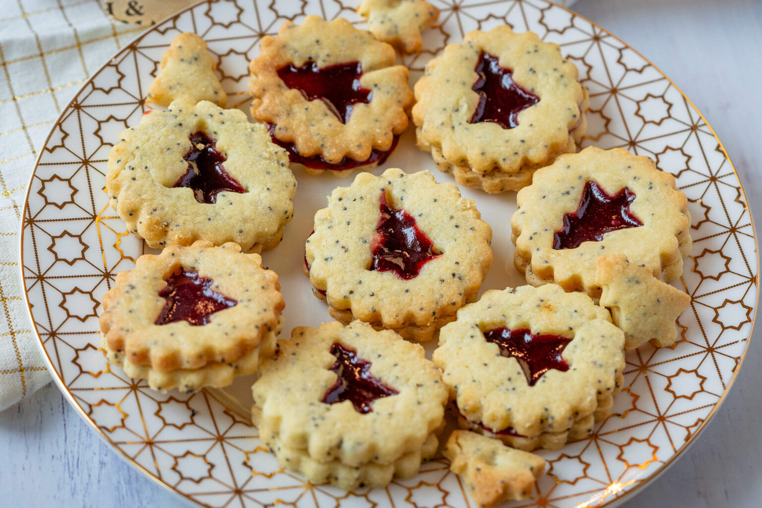Plätzchen mit Marmelade - meine liebsten Marmeladenplätzchen