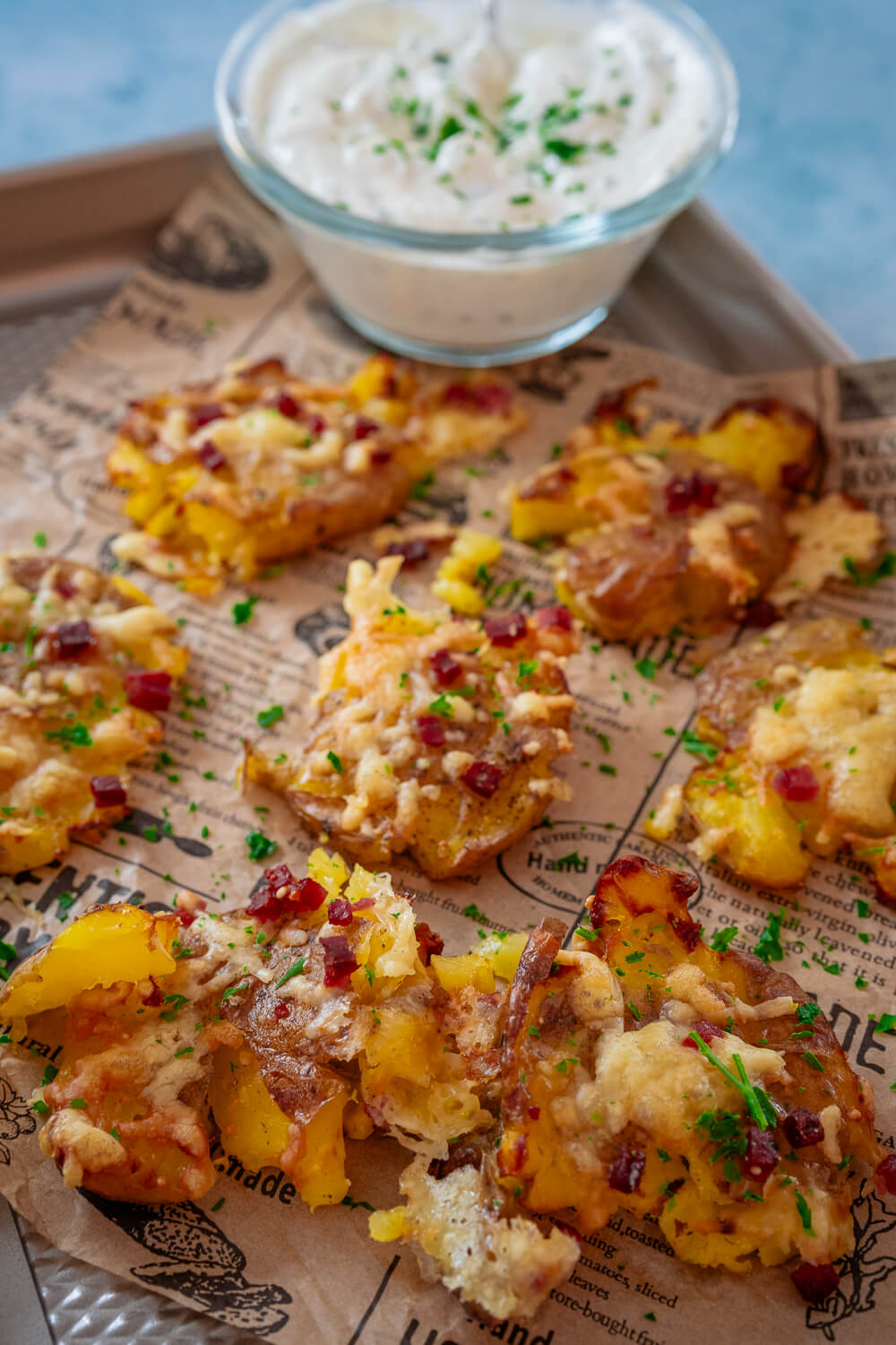 Die knusprigsten Kartoffeln, die du je gegessen hast – mit Käse und ...