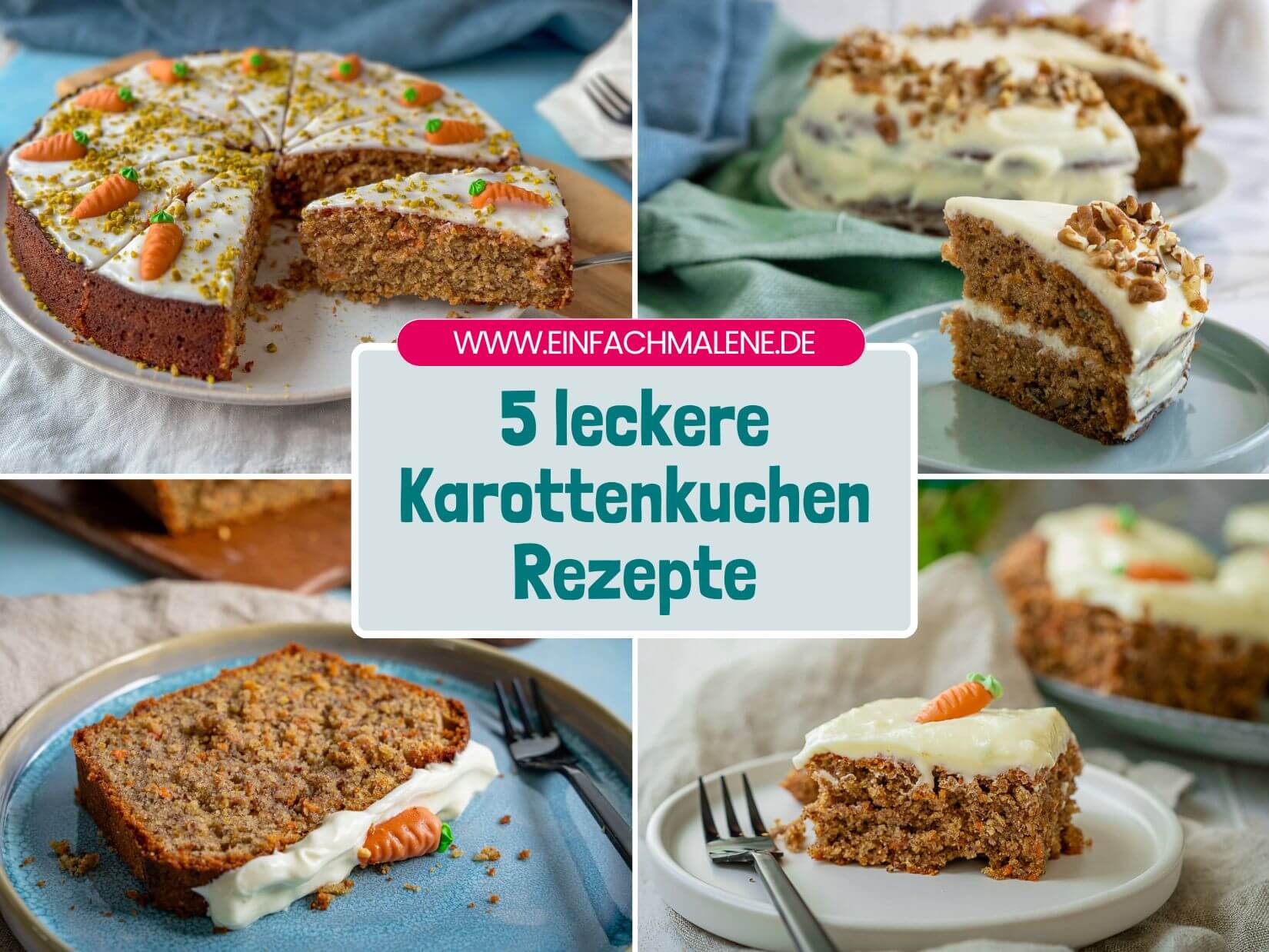 5 leckere Karottenkuchen Rezepte