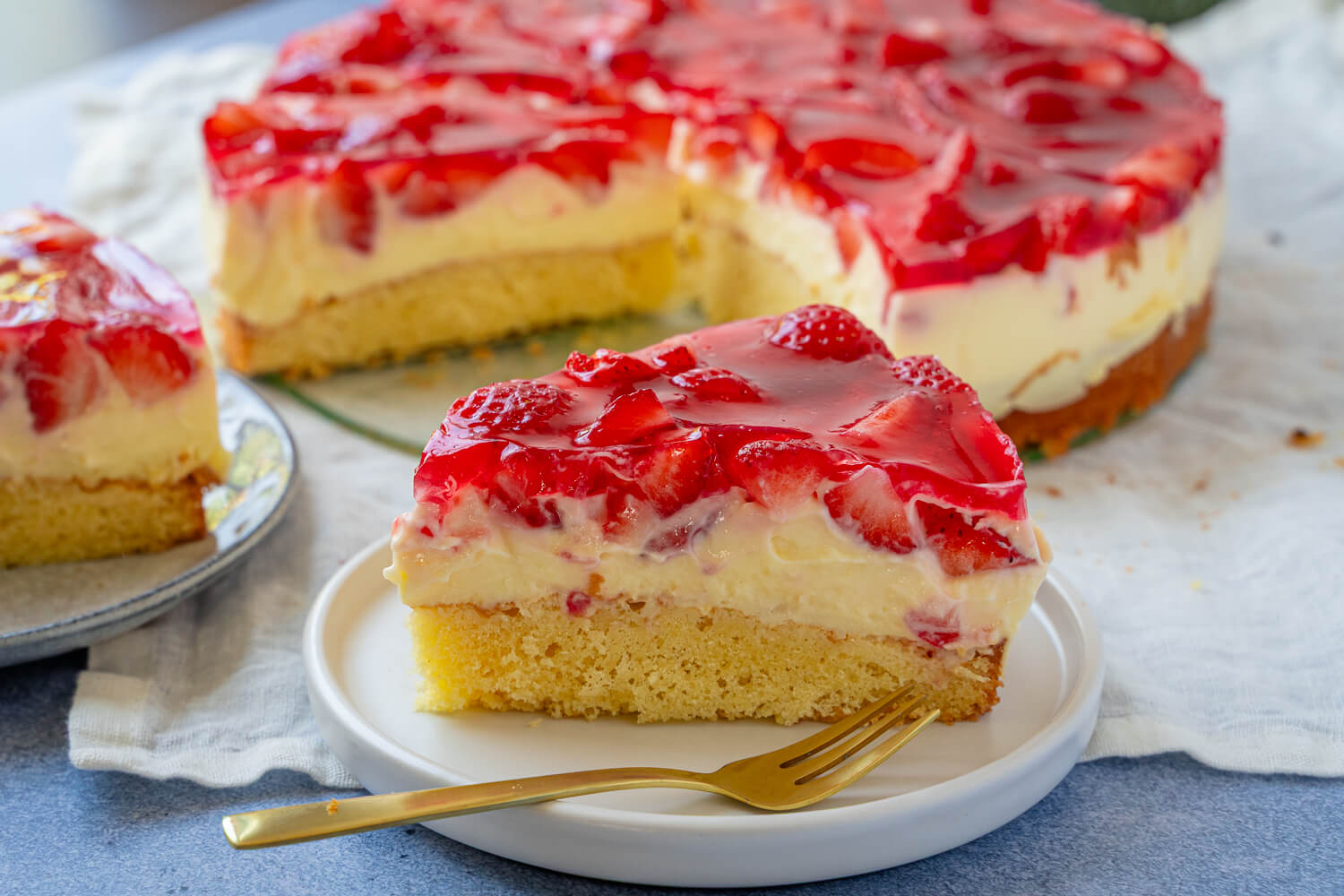Erdbeer Schmandkuchen