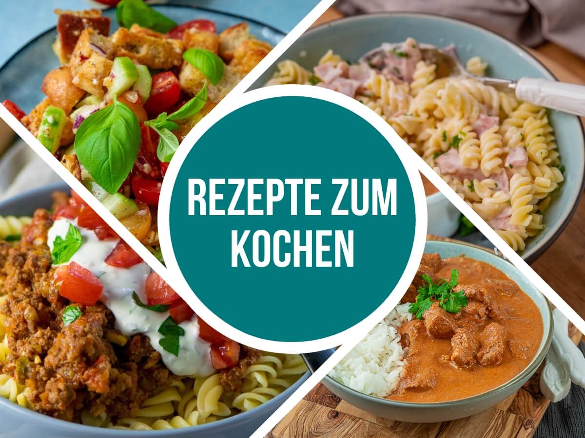 Kochrezepte - einfache, schnelle und gesunde Rezepte zum Kochen