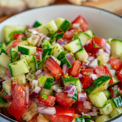 Tomaten Gurkensalat