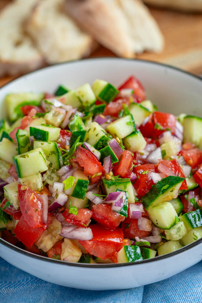 Tomaten Gurkensalat