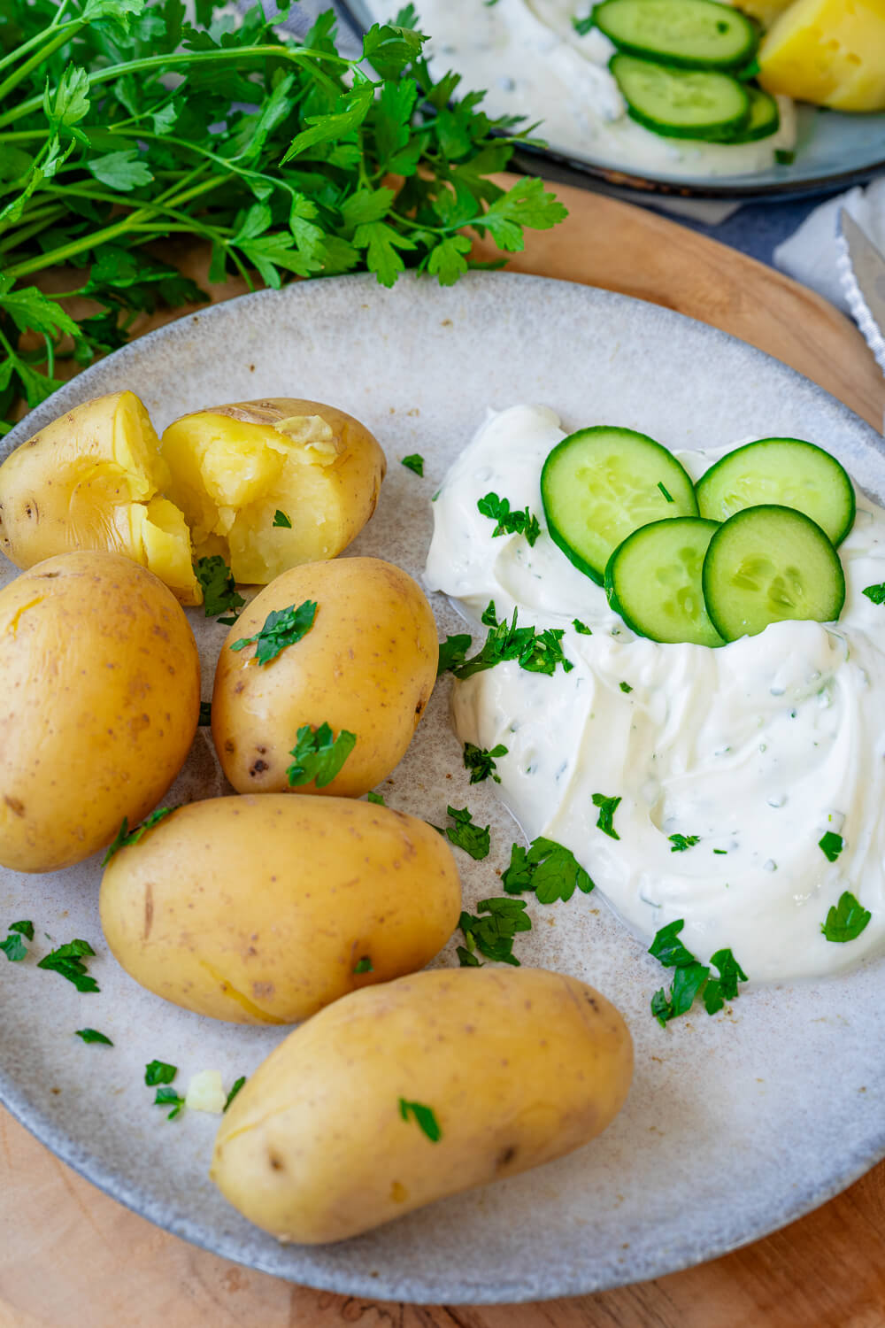 Kartoffeln mit Quark