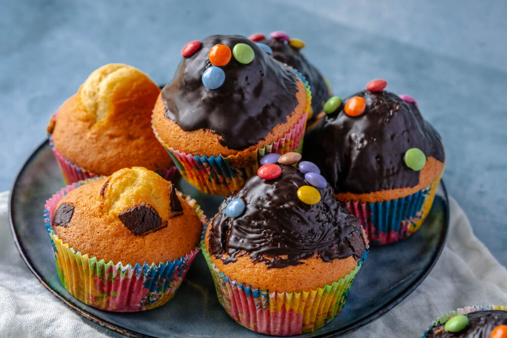 Muffins mit Schokostückchen