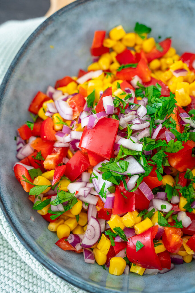 Maisalat Rezept mir Paprika 