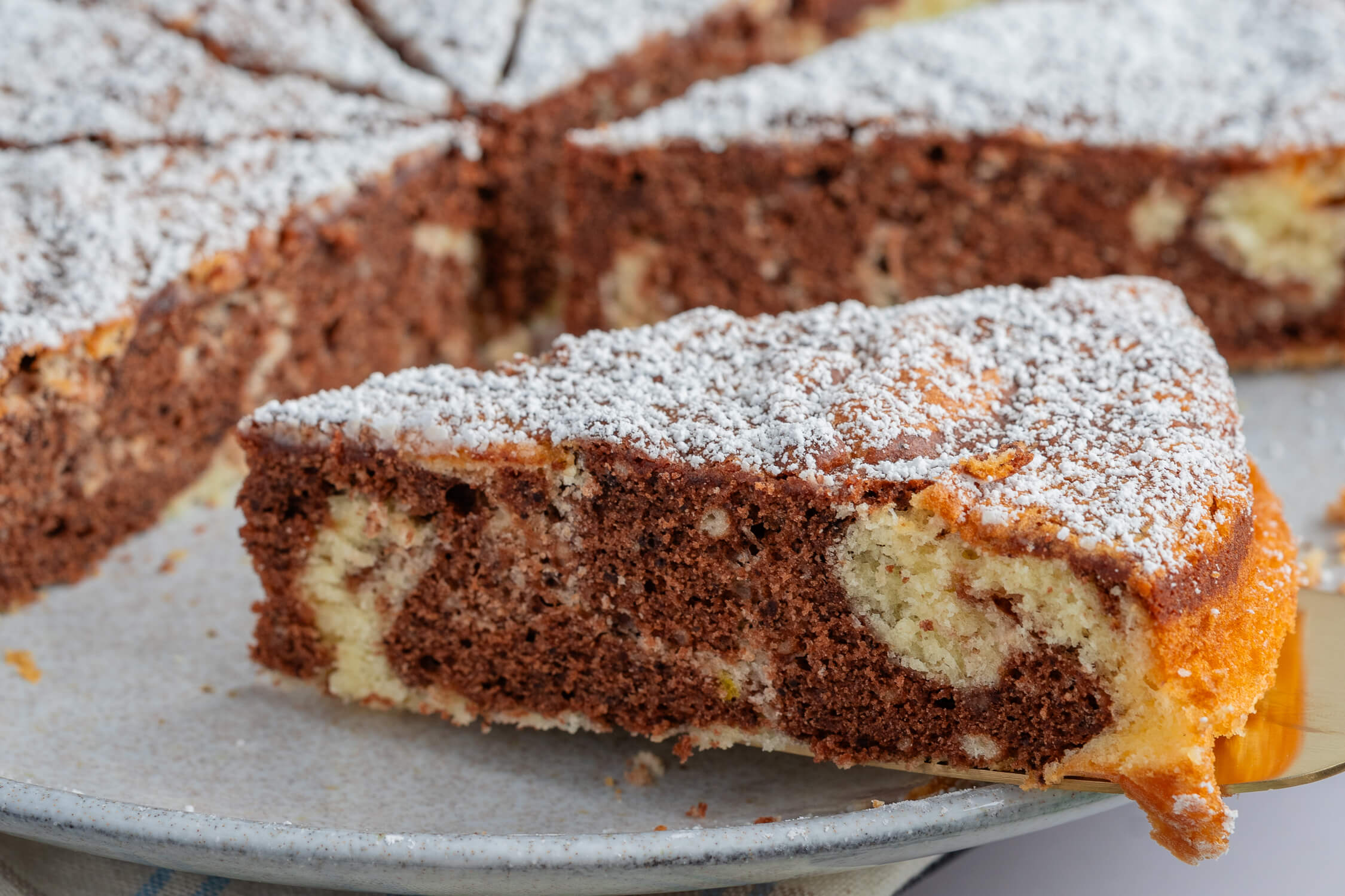 Marmor-Wolkenkuchen