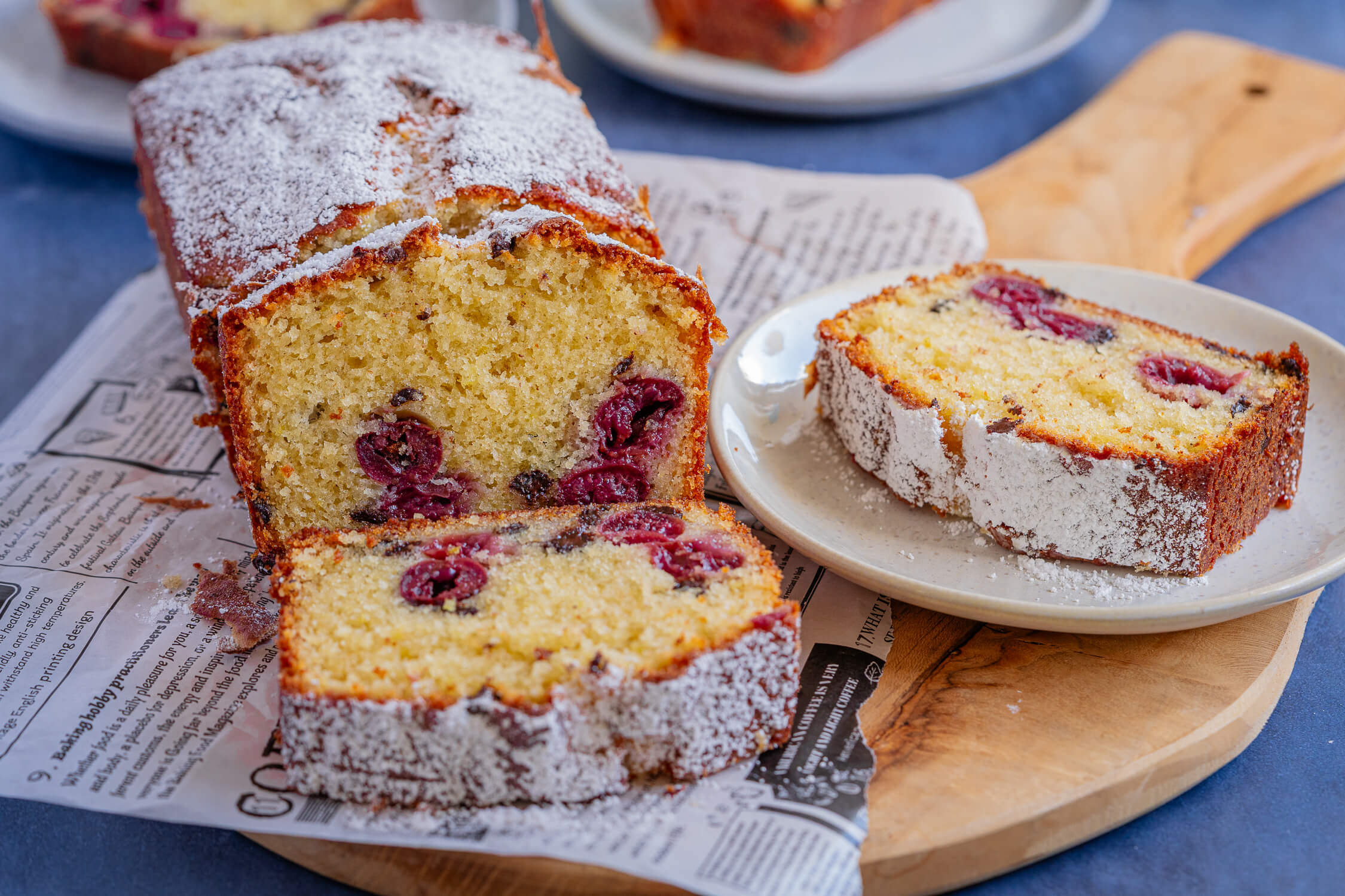 Kirschkuchen aus der Kastenform