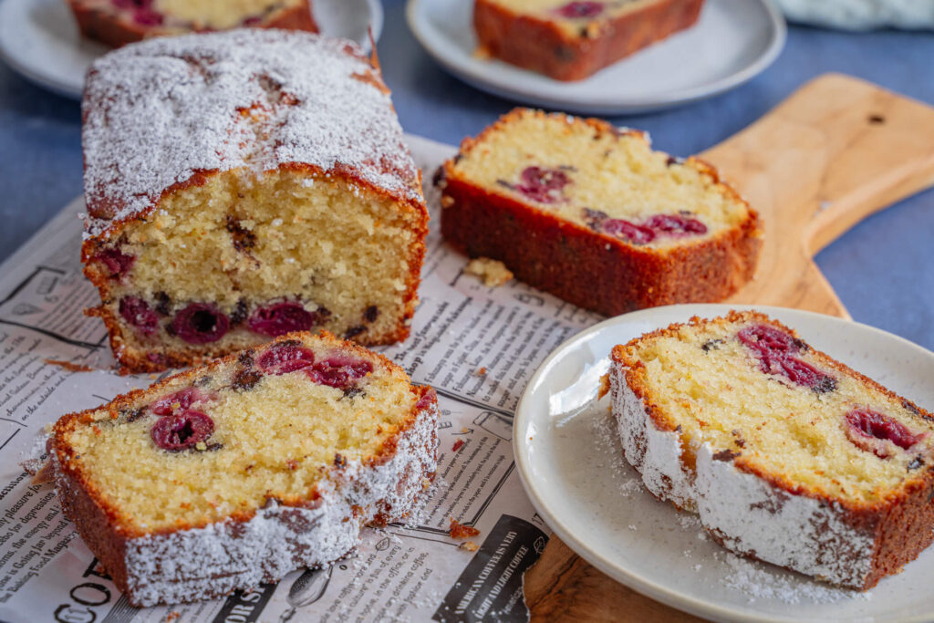 Zitronen-Kirschkuchen einfach und schnell
